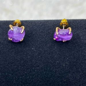 New! Purple earrings